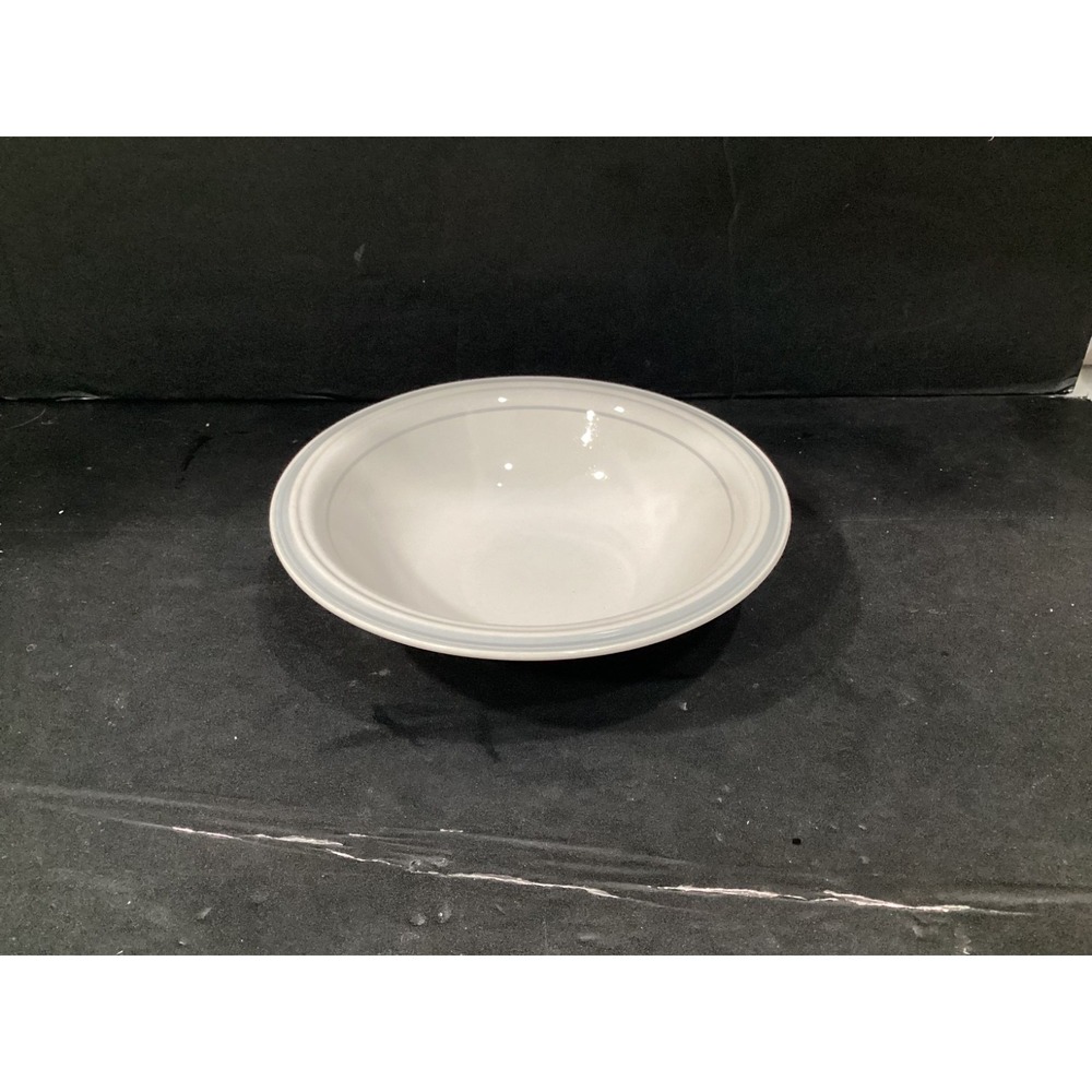 International Stoneware Striped Rimmed Serving Bowl